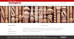 Desktop Screenshot of faesztergalas.hu